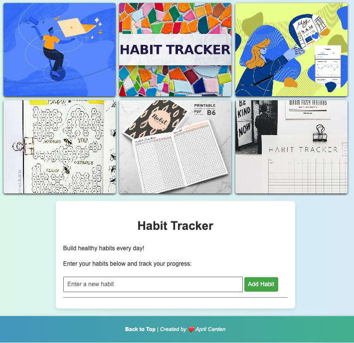 Screenshot of Advanced Habit Tracker